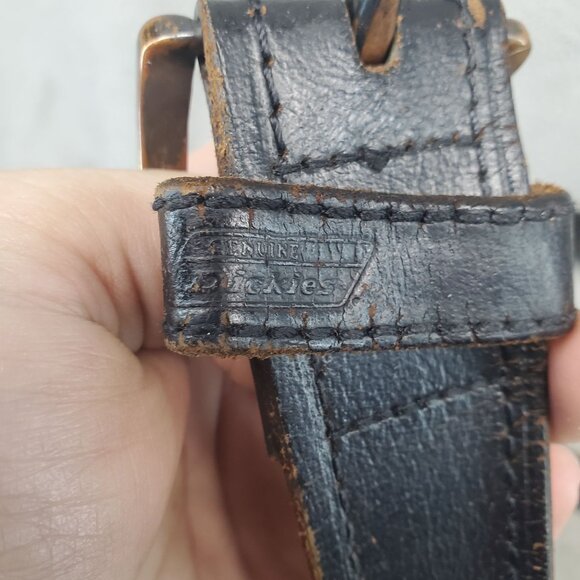 Dickies Belt Mens 46-48 Brown Leather Work Belt *Read* - Picture 4 of 9